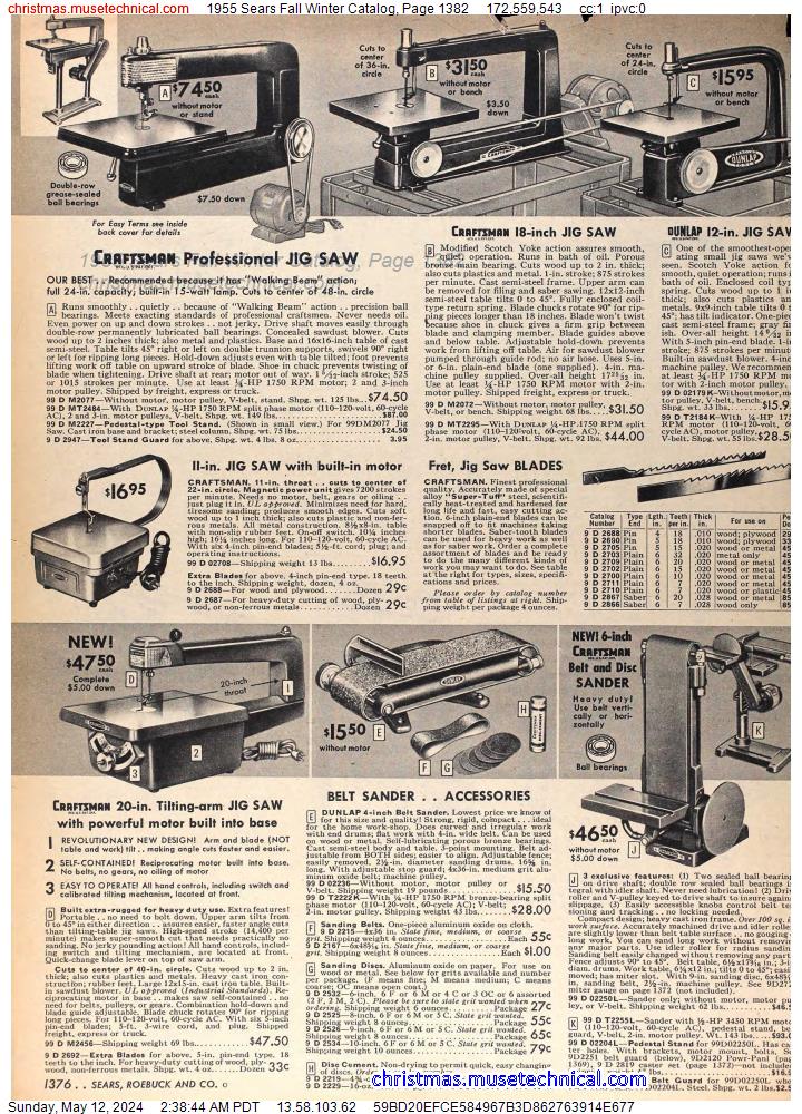 1955 Sears Fall Winter Catalog, Page 1382