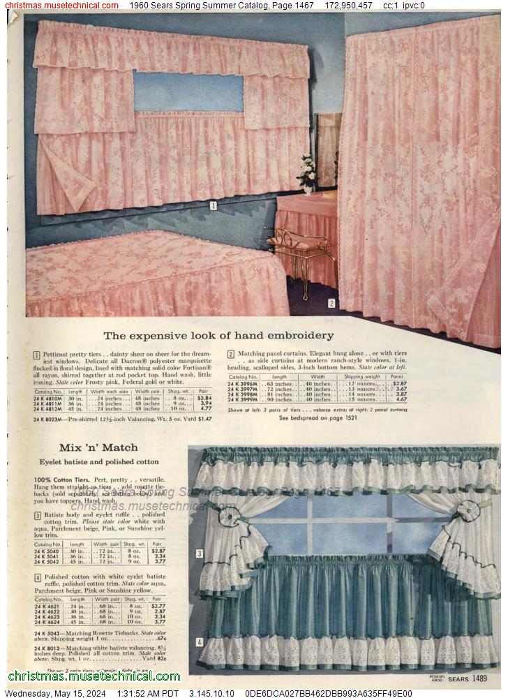 1960 Sears Spring Summer Catalog, Page 1467
