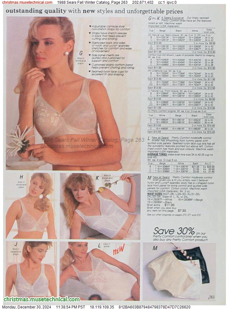 1988 Sears Fall Winter Catalog, Page 263