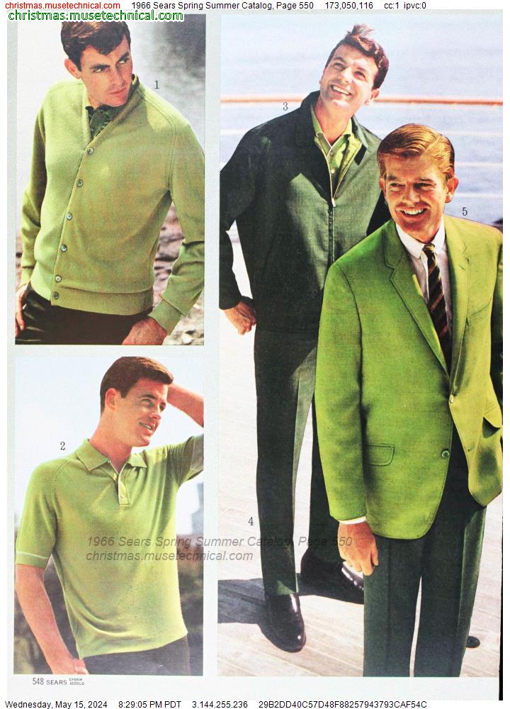 1966 Sears Spring Summer Catalog, Page 550
