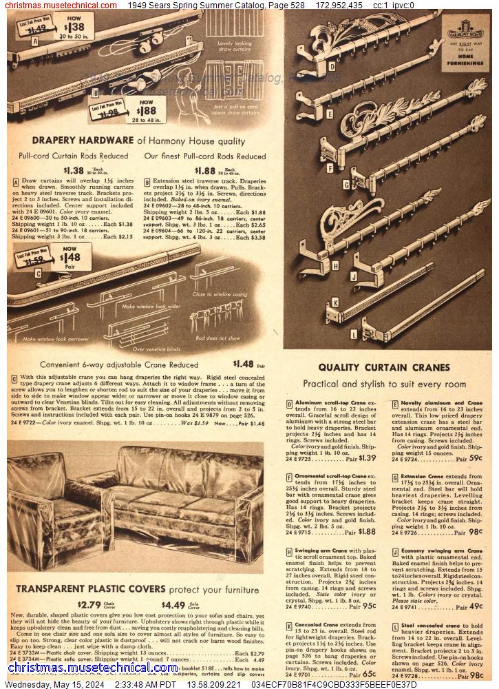 1949 Sears Spring Summer Catalog, Page 528