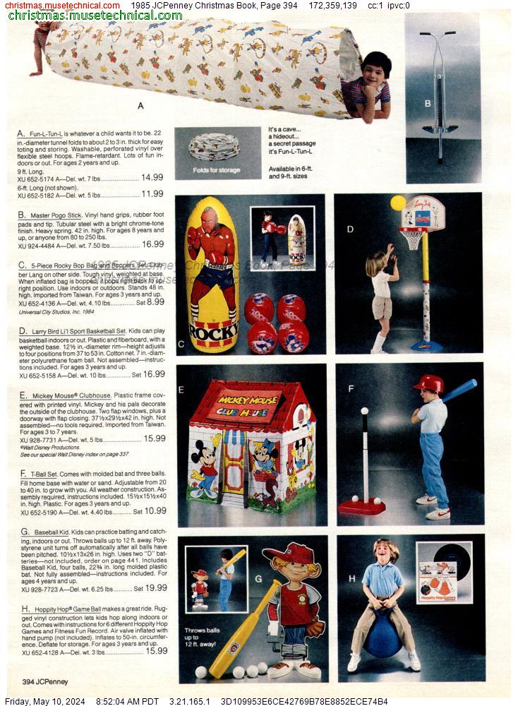 1985 JCPenney Christmas Book, Page 394