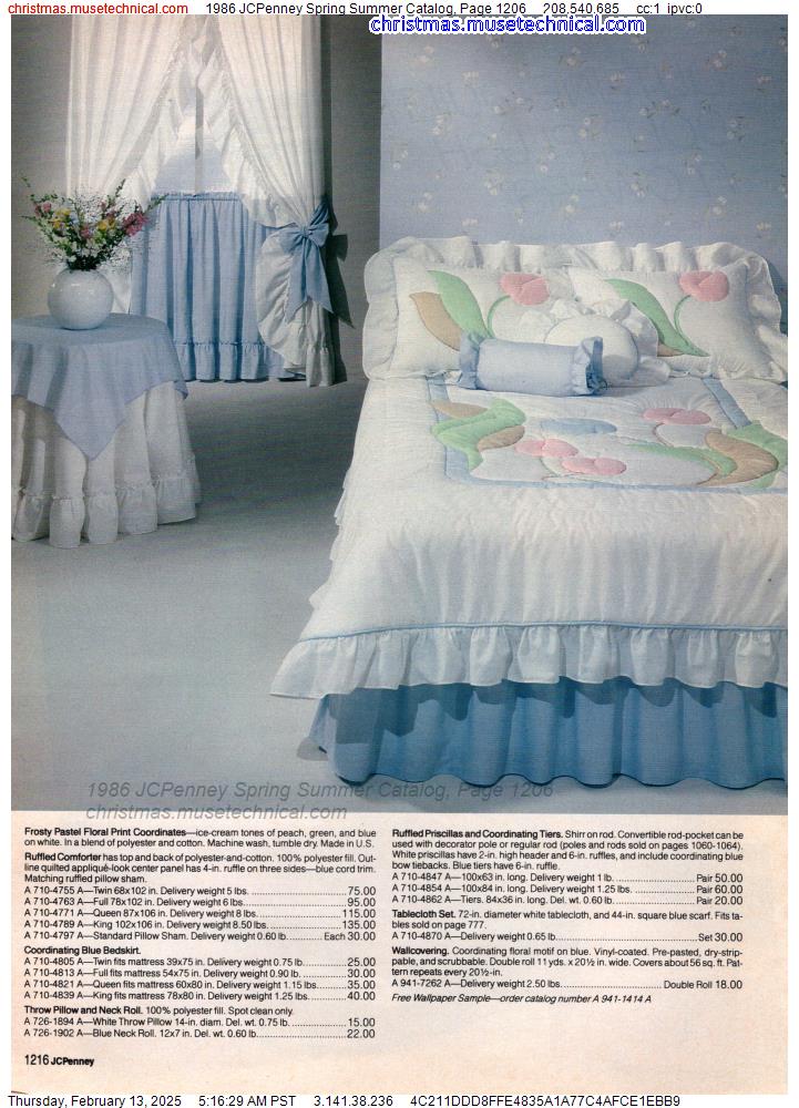 1986 JCPenney Spring Summer Catalog, Page 1206