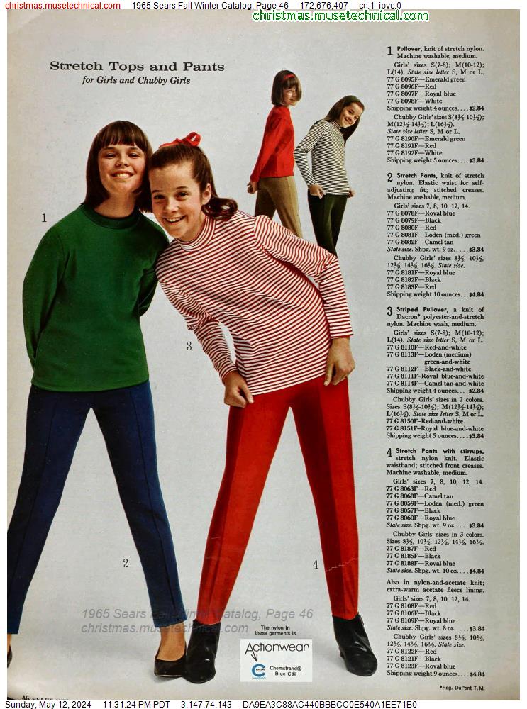 1965 Sears Fall Winter Catalog, Page 46