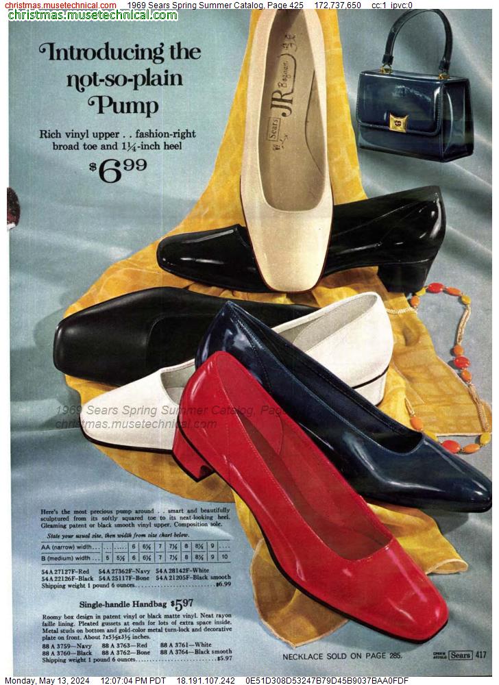 1969 Sears Spring Summer Catalog, Page 425