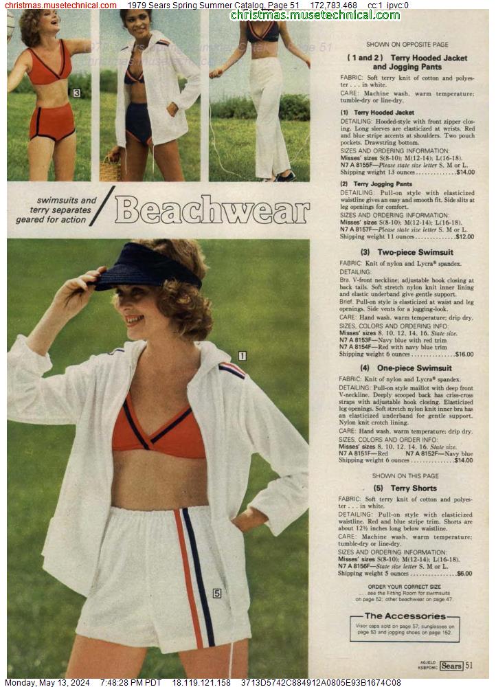 1979 Sears Spring Summer Catalog, Page 51