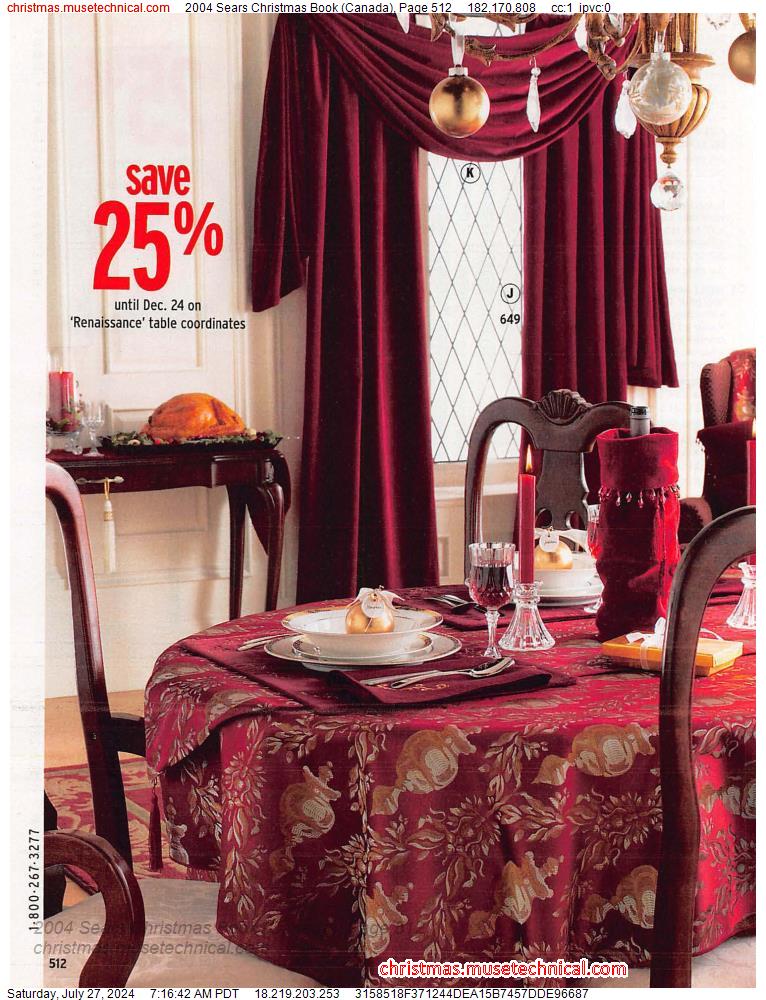 2004 Sears Christmas Book (Canada), Page 512