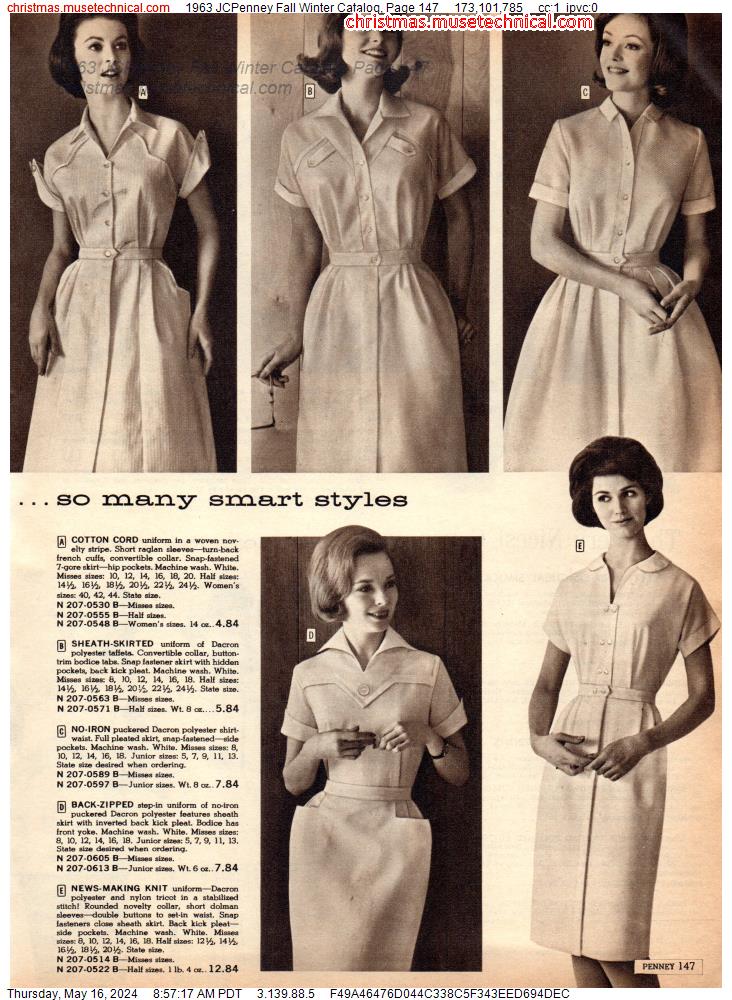 1963 JCPenney Fall Winter Catalog, Page 147