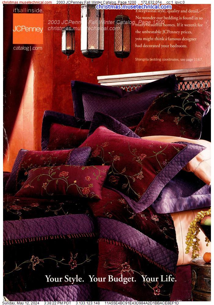 2003 JCPenney Fall Winter Catalog, Page 1200