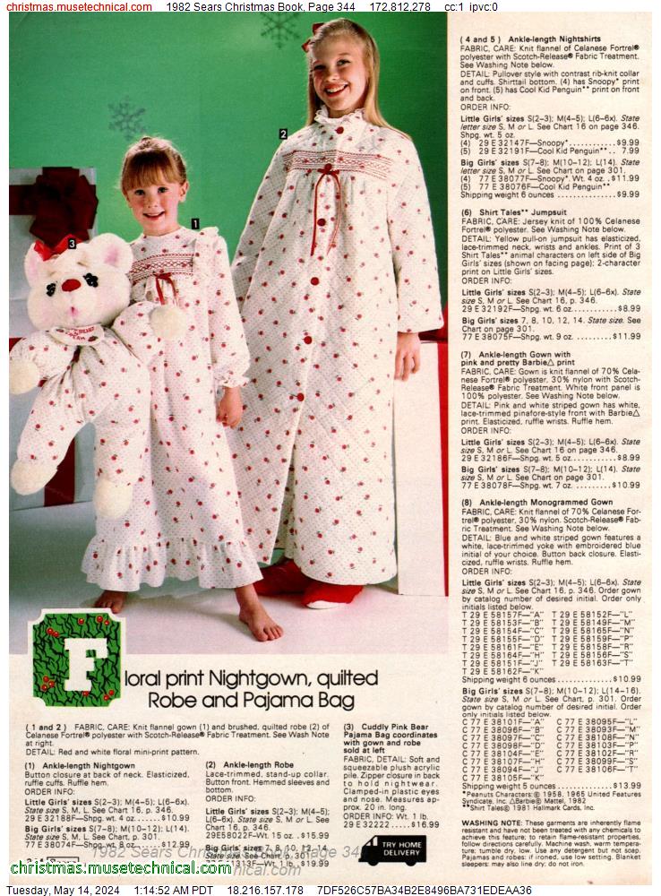 1982 Sears Christmas Book, Page 344