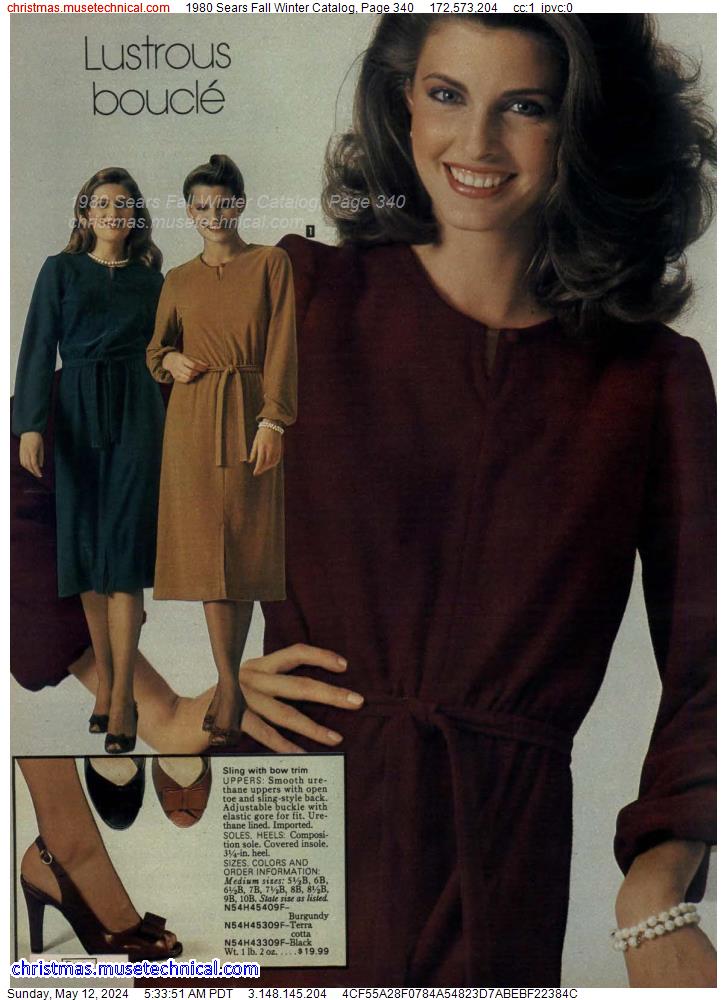 1980 Sears Fall Winter Catalog, Page 340