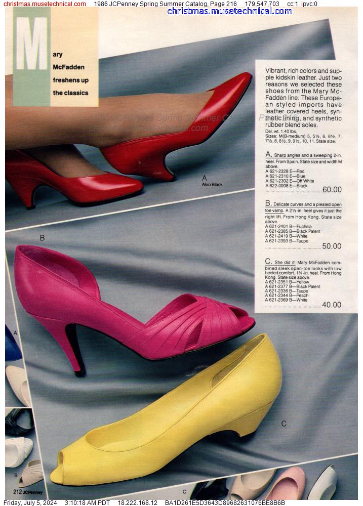 1986 JCPenney Spring Summer Catalog, Page 216