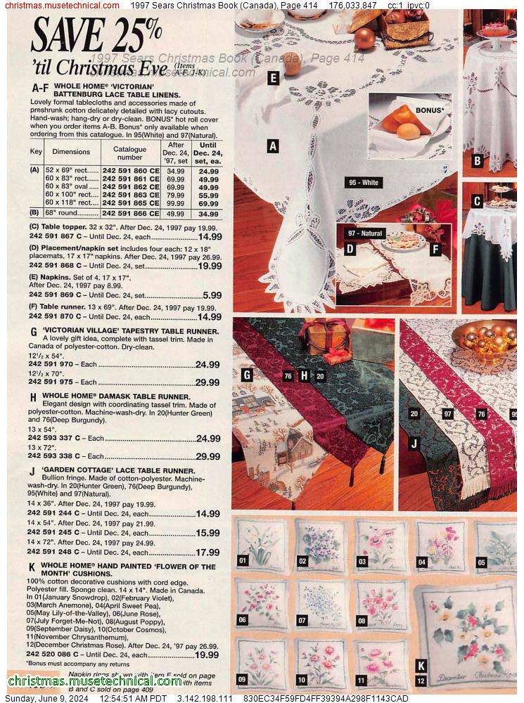 1997 Sears Christmas Book (Canada), Page 414