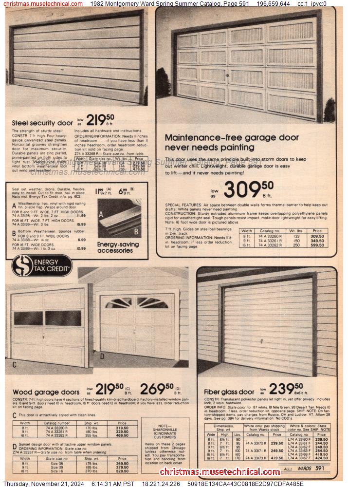 1982 Montgomery Ward Spring Summer Catalog, Page 591