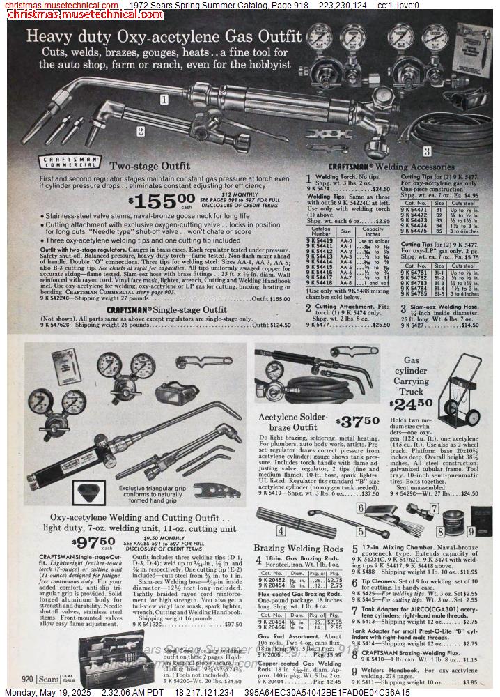 1972 Sears Spring Summer Catalog, Page 918
