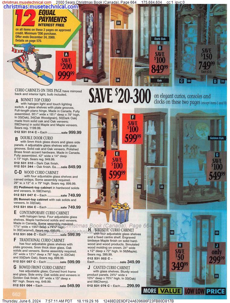 2000 Sears Christmas Book (Canada), Page 664