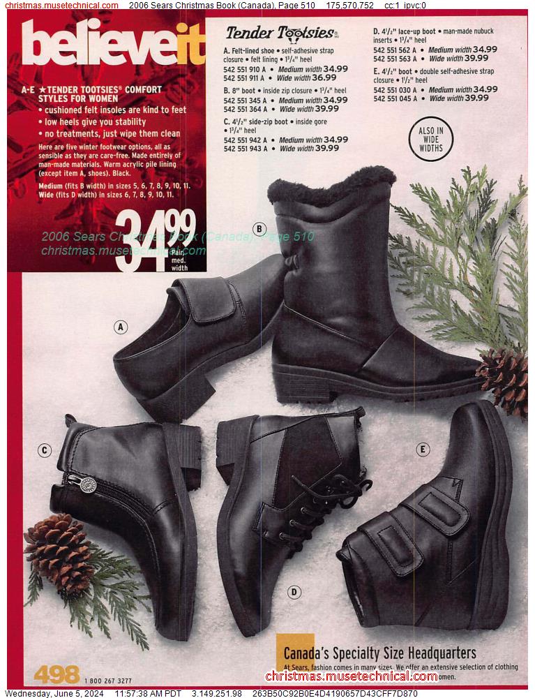 2006 Sears Christmas Book (Canada), Page 510