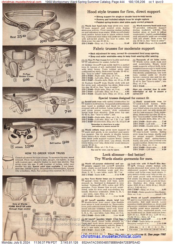 1968 Montgomery Ward Spring Summer Catalog, Page 444