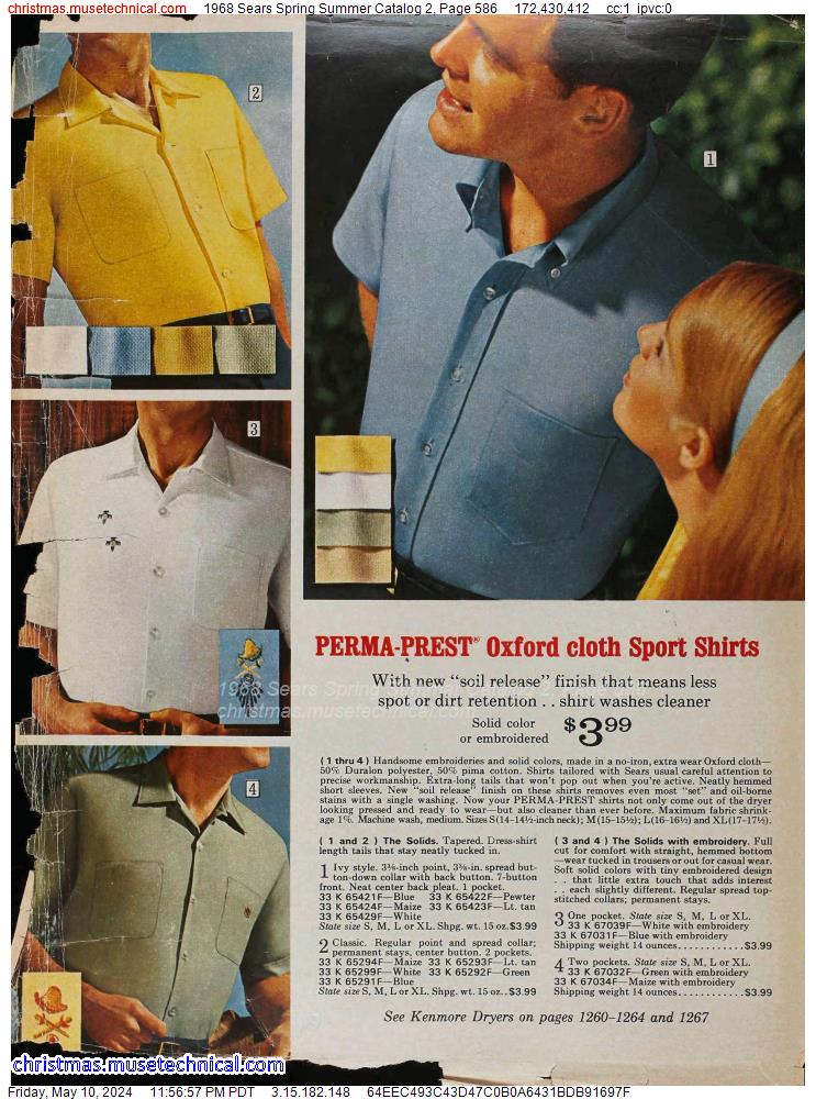 1968 Sears Spring Summer Catalog 2, Page 586