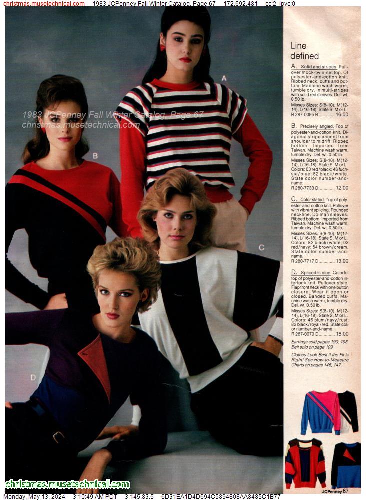 1983 JCPenney Fall Winter Catalog, Page 67