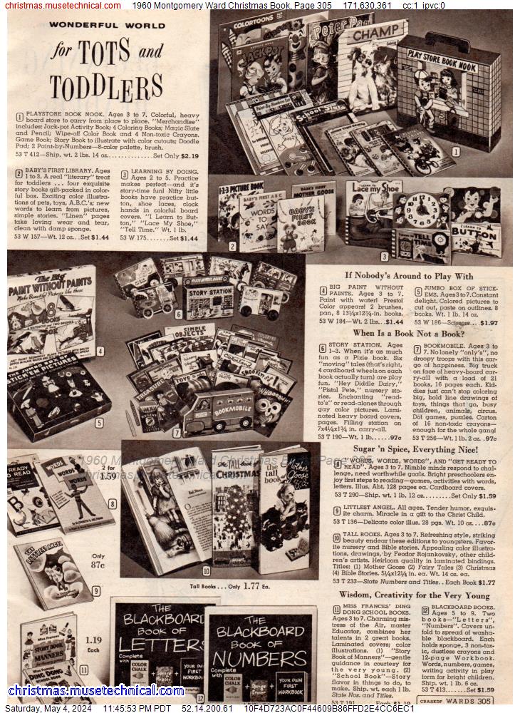 1960 Montgomery Ward Christmas Book, Page 305