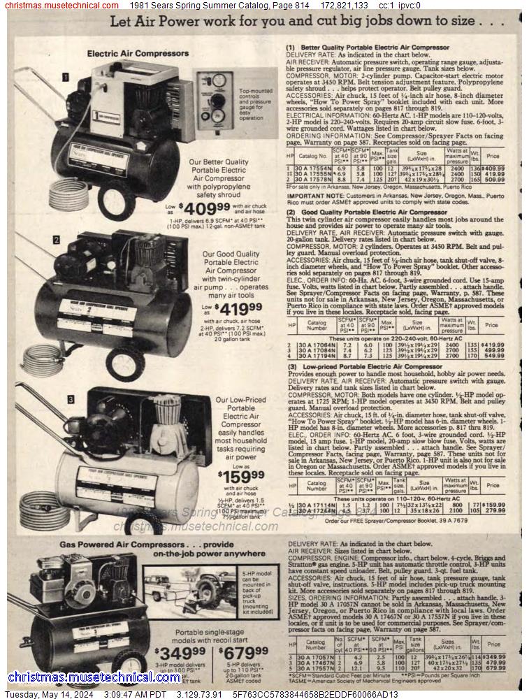 1981 Sears Spring Summer Catalog, Page 814