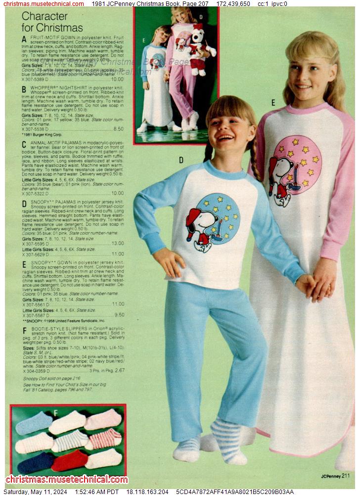 1981 JCPenney Christmas Book, Page 207