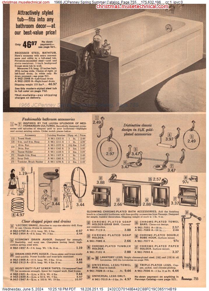 1966 JCPenney Spring Summer Catalog, Page 755