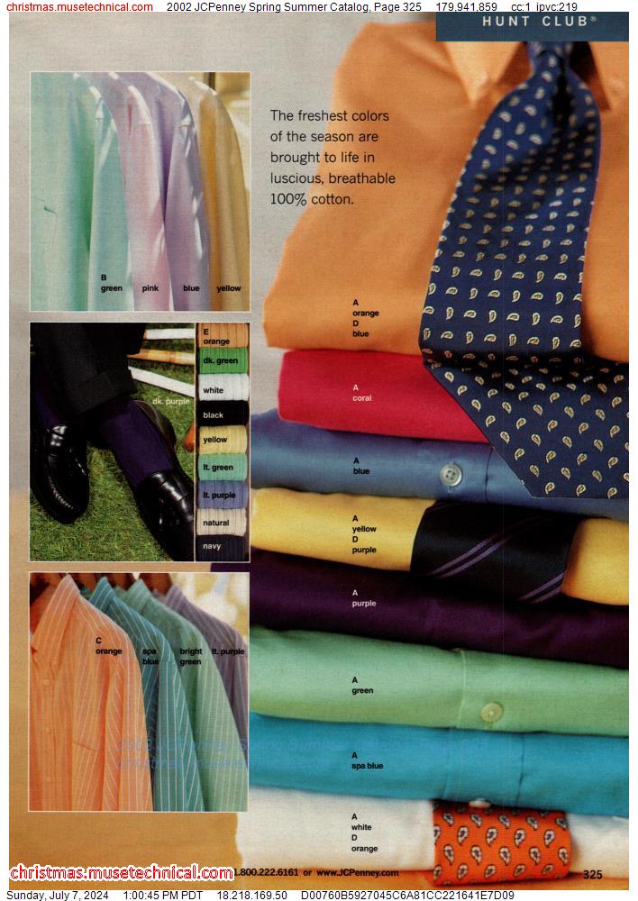 2002 JCPenney Spring Summer Catalog, Page 325