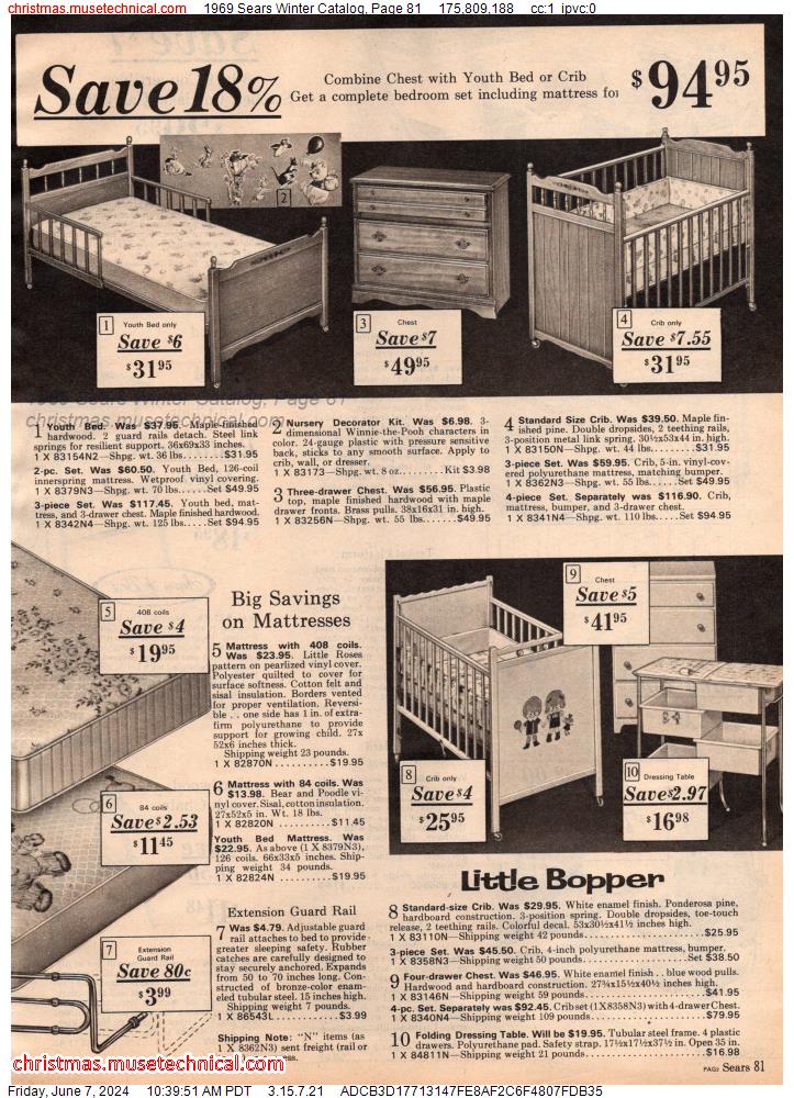 1969 Sears Winter Catalog, Page 81