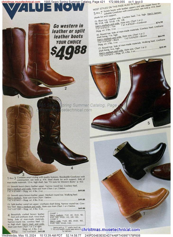 1985 Sears Spring Summer Catalog, Page 421
