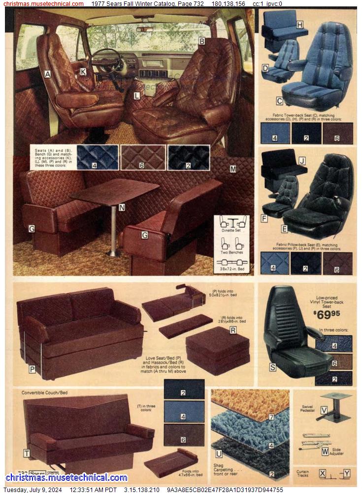 1977 Sears Fall Winter Catalog, Page 732