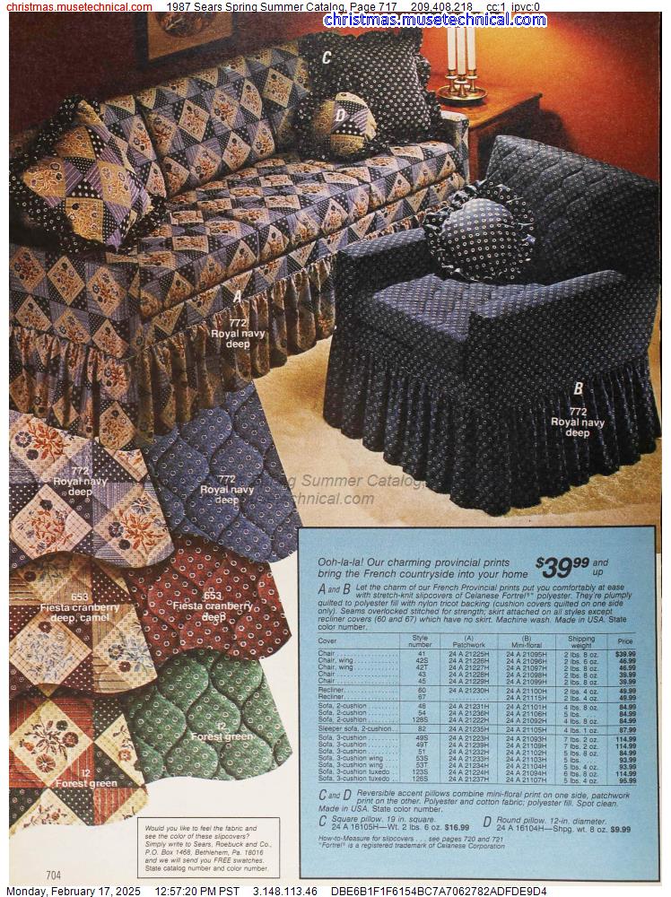 1987 Sears Spring Summer Catalog, Page 717