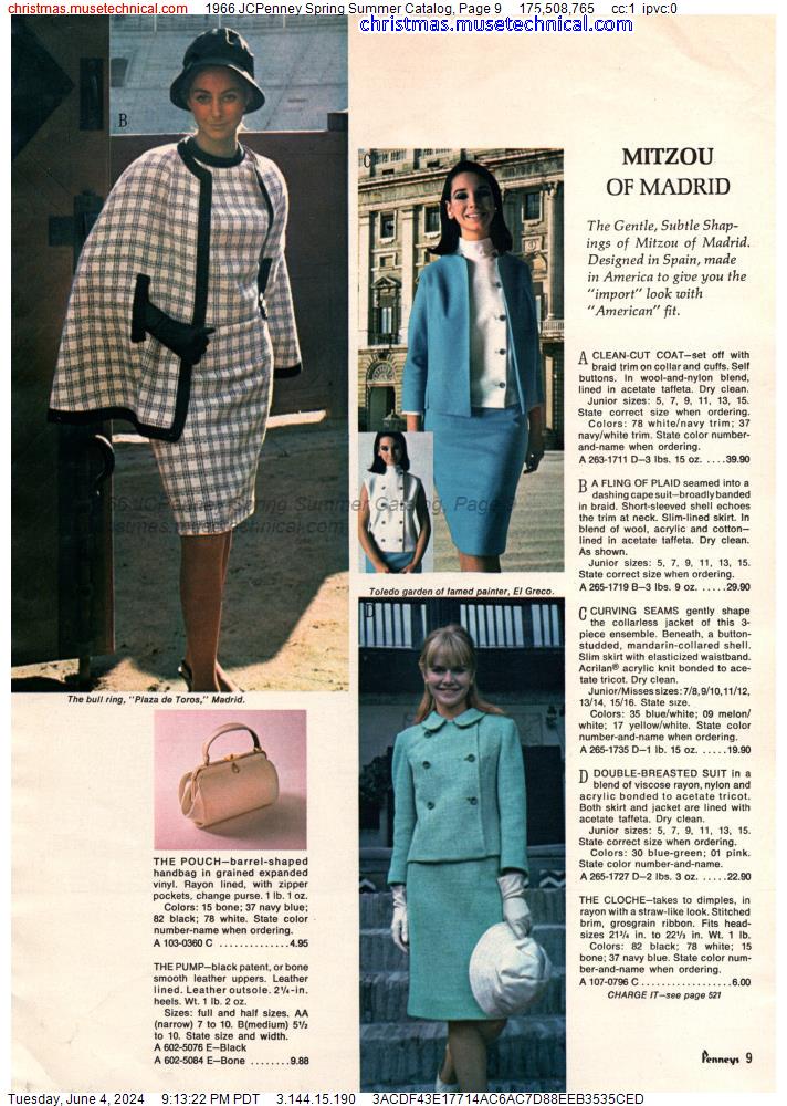 1966 JCPenney Spring Summer Catalog, Page 9