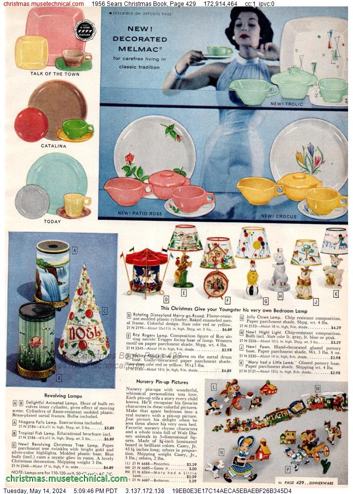 1956 Sears Christmas Book, Page 429