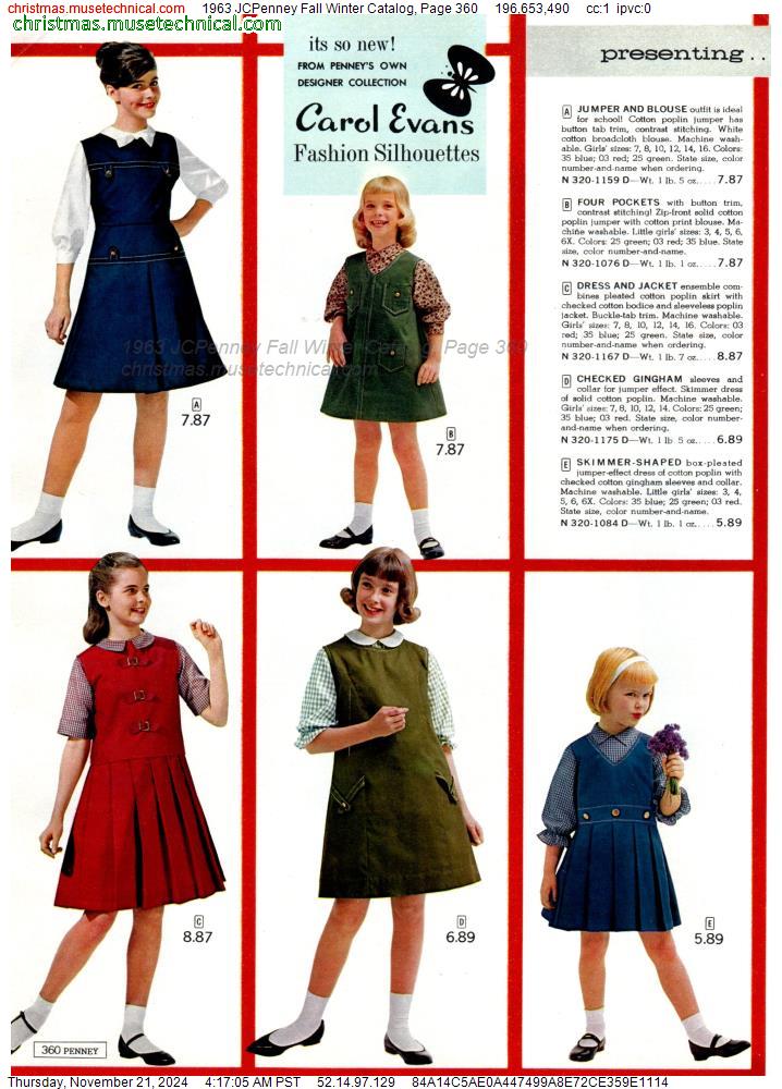 1963 JCPenney Fall Winter Catalog, Page 360