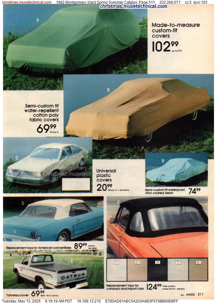 1982 Montgomery Ward Spring Summer Catalog, Page 511