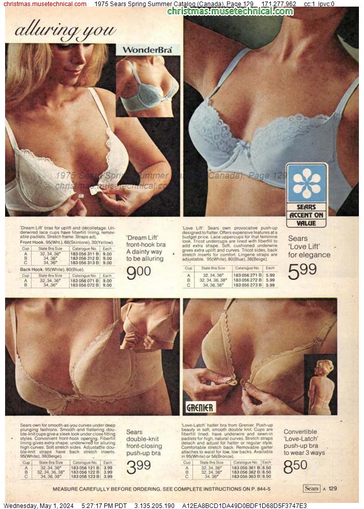 1975 Sears Spring Summer Catalog (Canada), Page 129