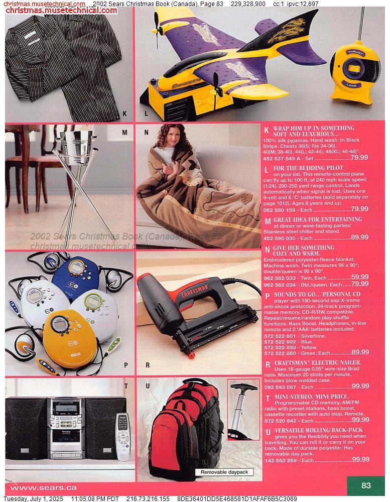 2002 Sears Christmas Book (Canada), Page 83