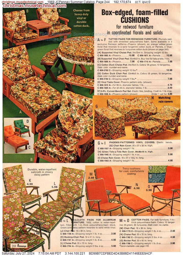 1969 JCPenney Summer Catalog, Page 244