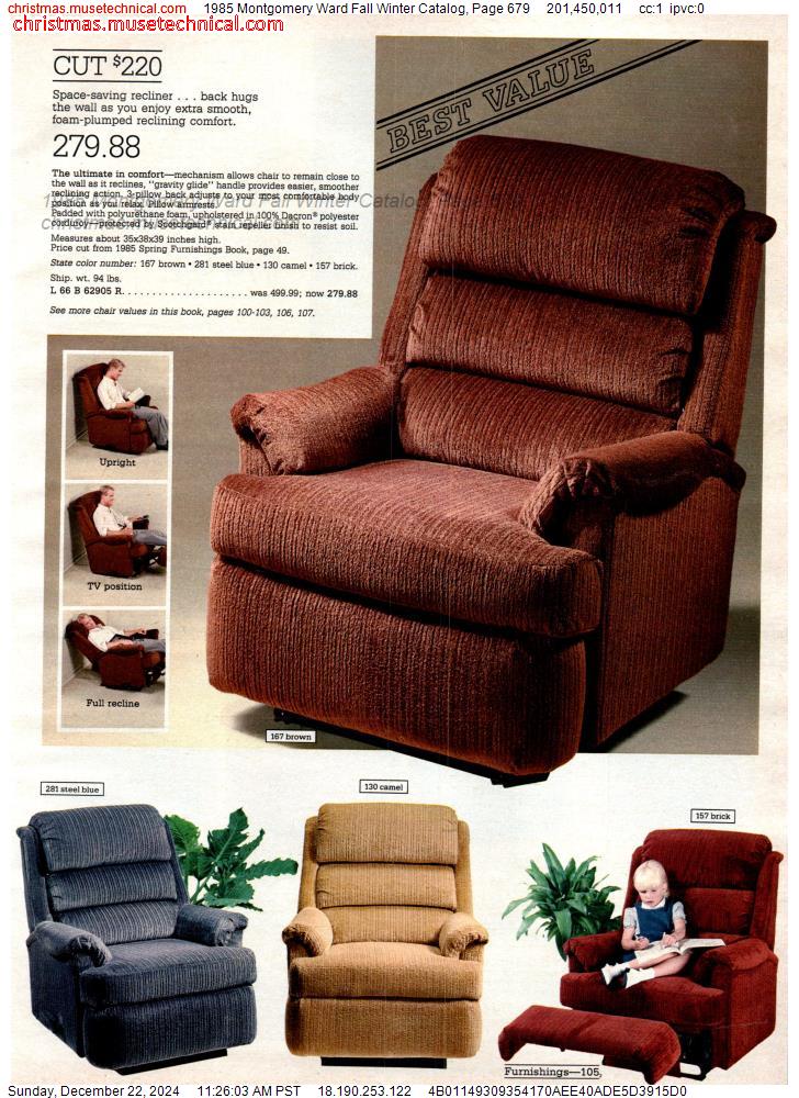 1985 Montgomery Ward Fall Winter Catalog, Page 679