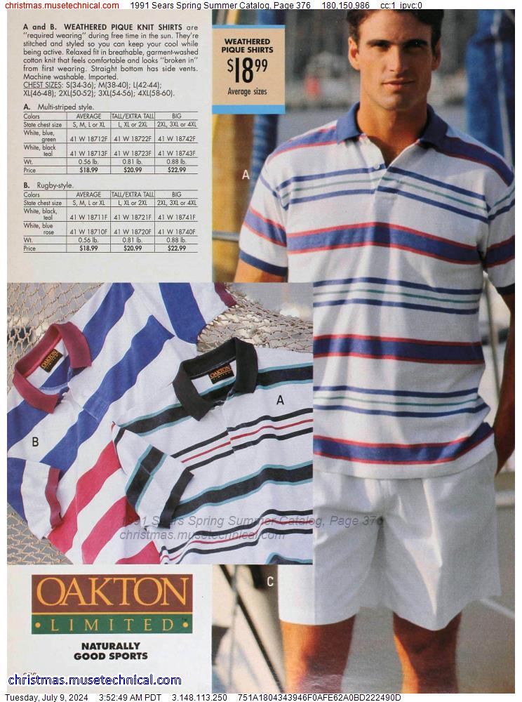 1991 Sears Spring Summer Catalog, Page 376