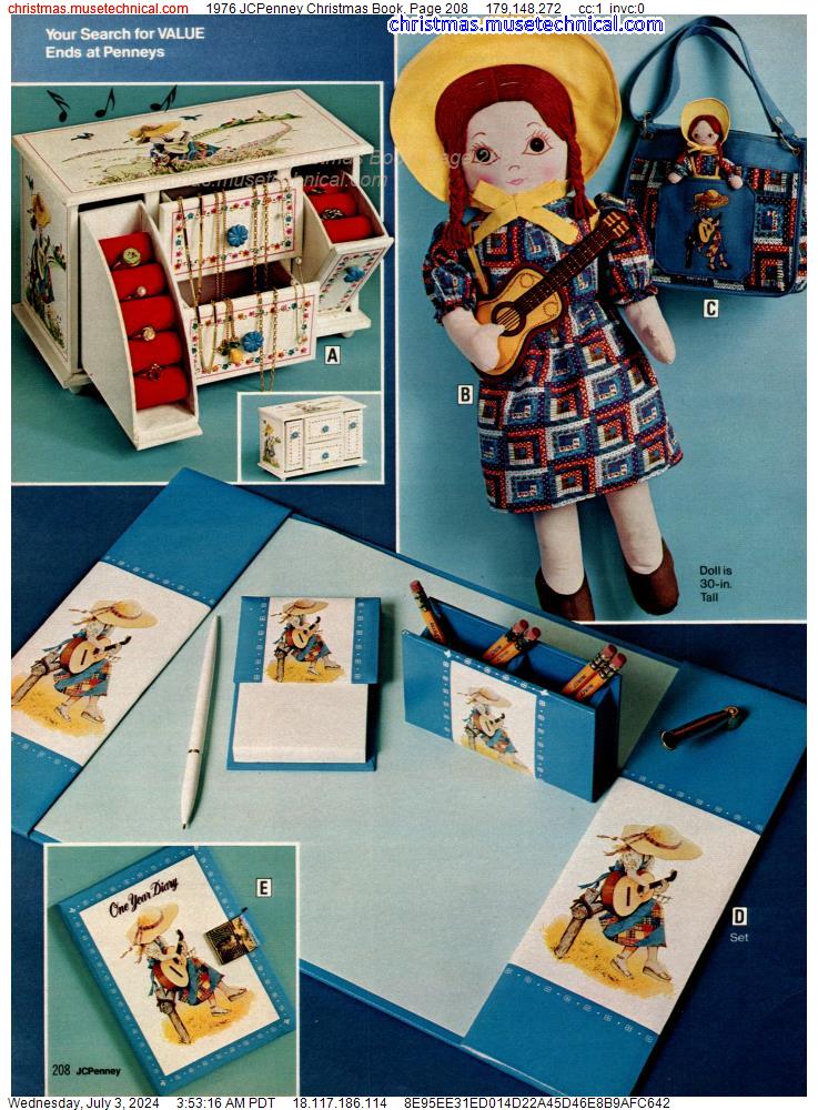1976 JCPenney Christmas Book, Page 208