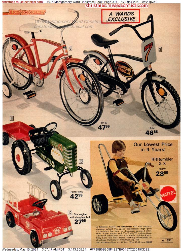 1975 Montgomery Ward Christmas Book, Page 391