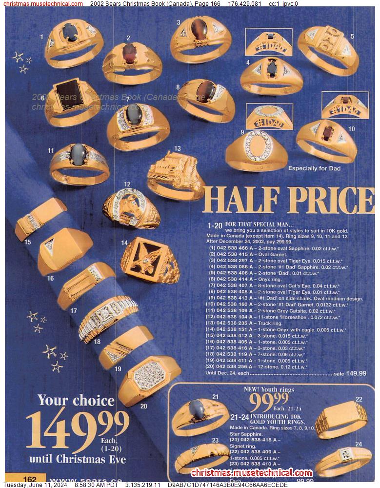 2002 Sears Christmas Book (Canada), Page 166