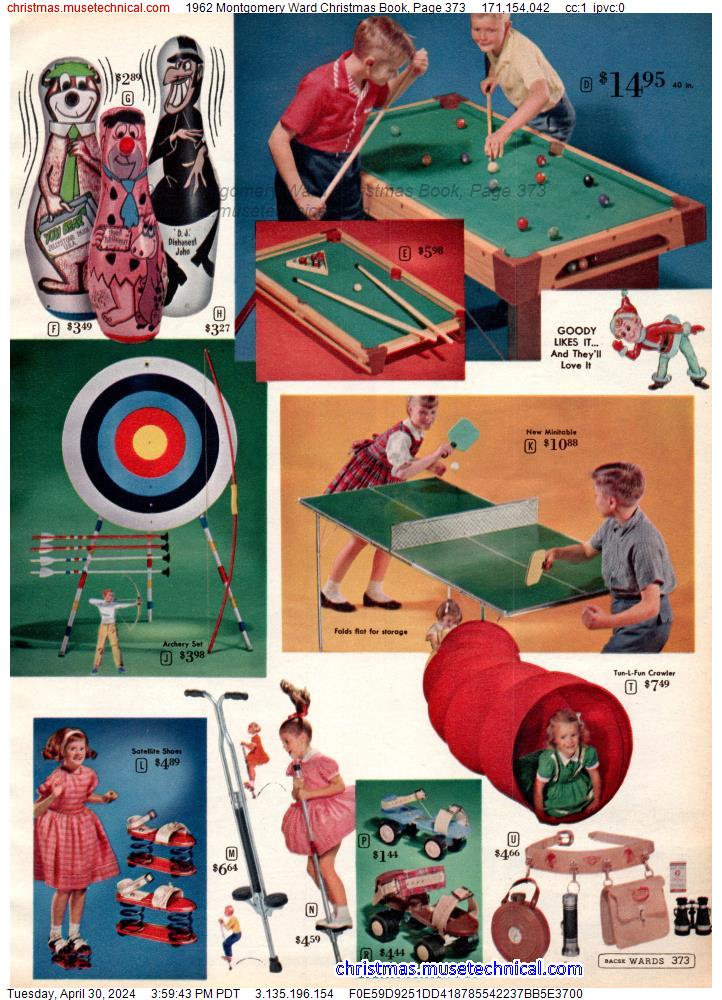 1962 Montgomery Ward Christmas Book, Page 373
