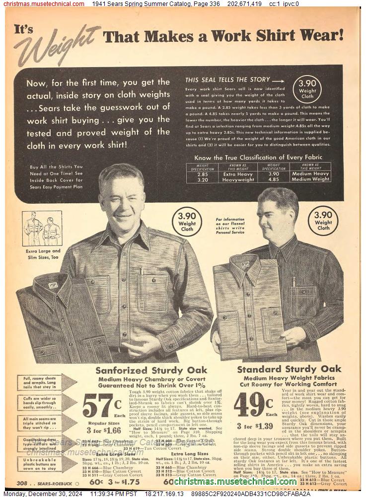 1941 Sears Spring Summer Catalog, Page 336