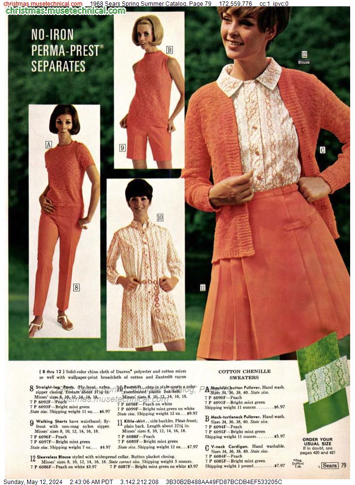 1968 Sears Spring Summer Catalog, Page 79