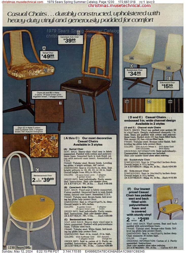 1979 Sears Spring Summer Catalog, Page 1230
