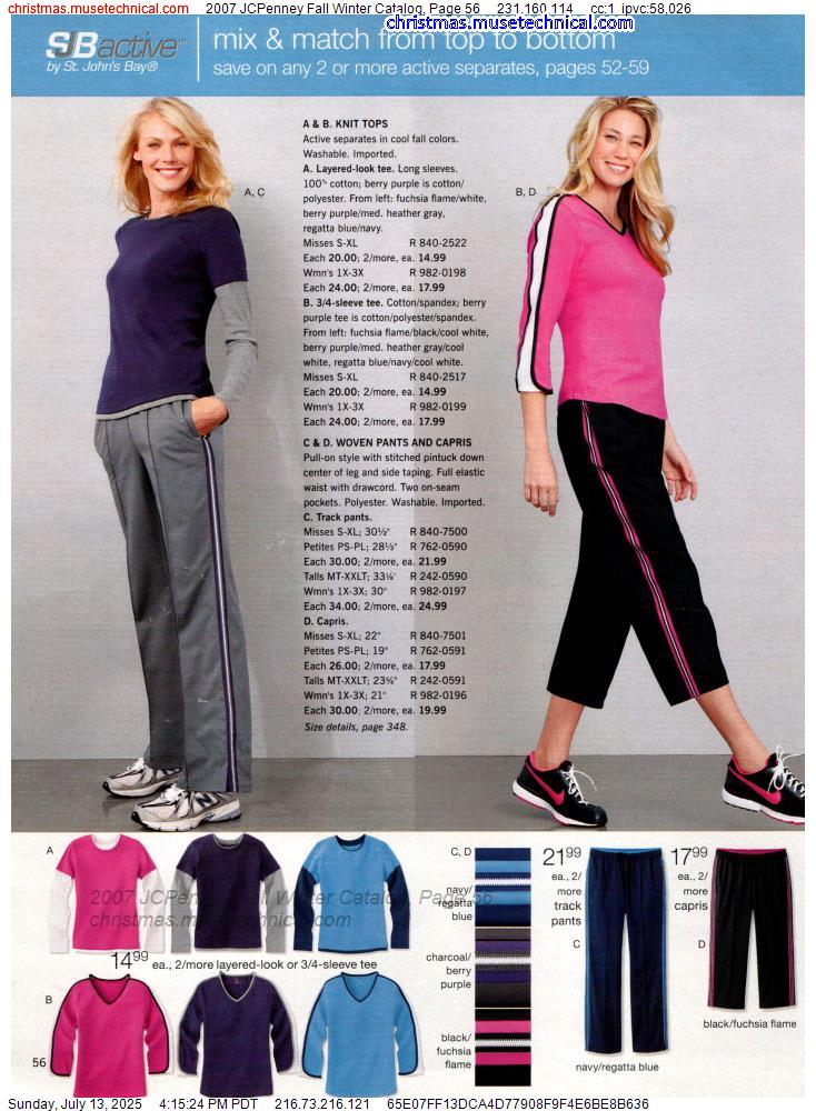 2007 JCPenney Fall Winter Catalog, Page 56